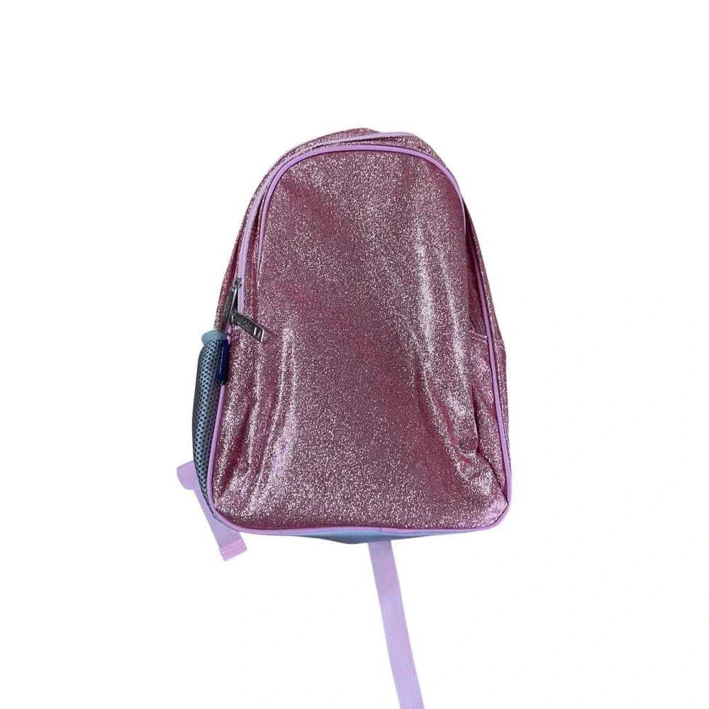 Wildkin‎ Pink Glitter Backpack Kids School Bag Shimmer Sparkle 15 Inch NWT